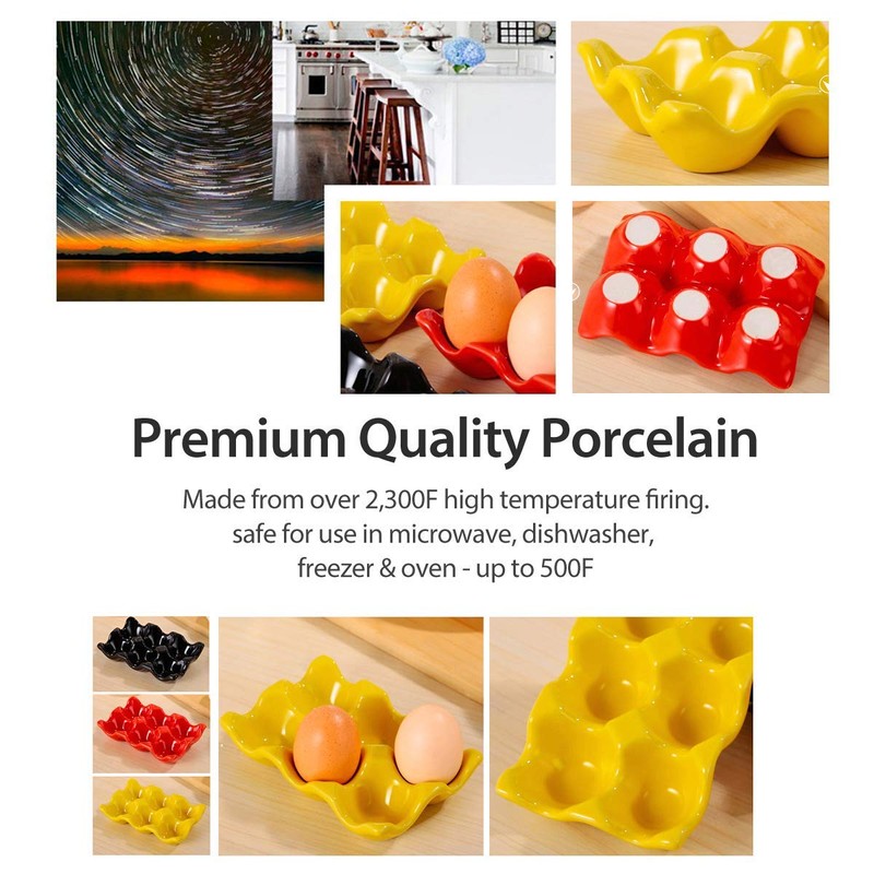 URWOOW Cup Egg Tray Holder (White)