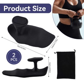 Non-Slip Gym Grips 1 Pair, Gym Grips for Weightlifting, Fitness Gloves Men Women, Portable Training Gloves Men Women Gym Accessories Grip Pads, Grip Pads Strength Training Grip for Strength Training