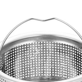 Stainless Steel Drain Strainer with Handle, 1 Piece Sink Strainer Kitchen Sink, Sink Strainer Anti-Clogging Protection, Rustproof Sink Strainer Strainer for Drain in Kitchen, Bathroom & Shower