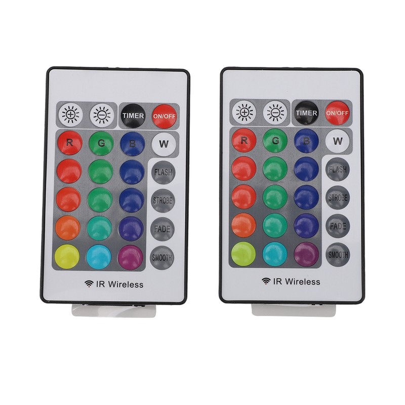 2pcs String Lights Remote Control LED Fairy Lights 16 Colors