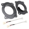 RED WOLF Car Front & Rear Door Speaker Upgrade for