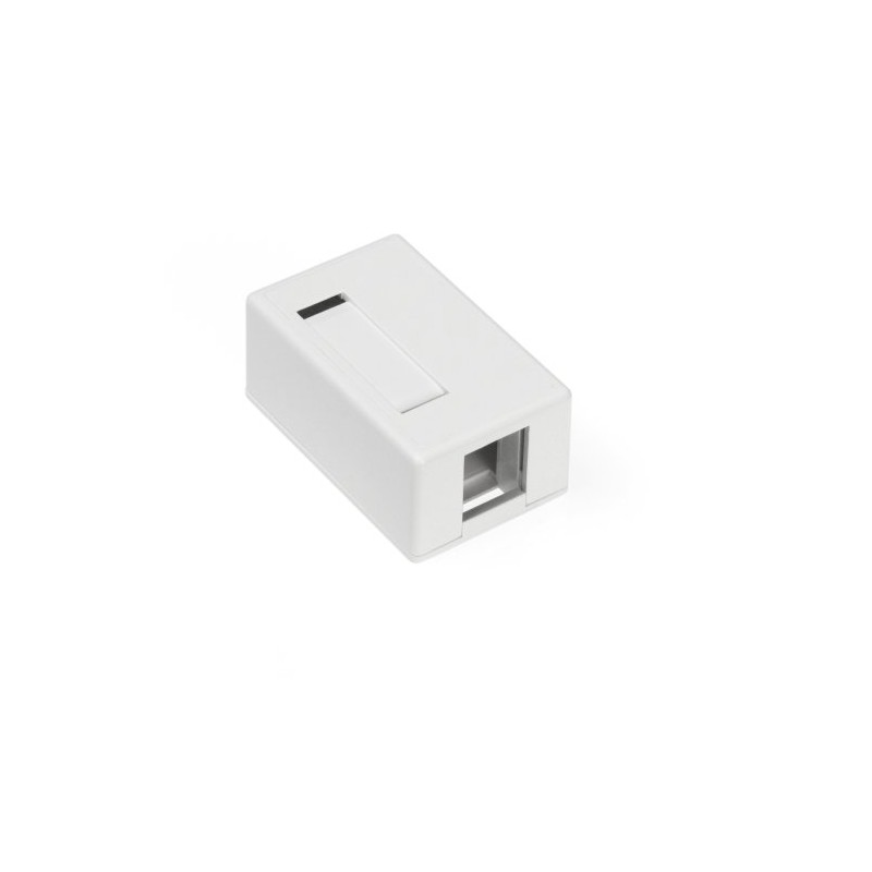 Leviton QuickPort Surface Mount Housing, 1-Port, 41089-1WP, White