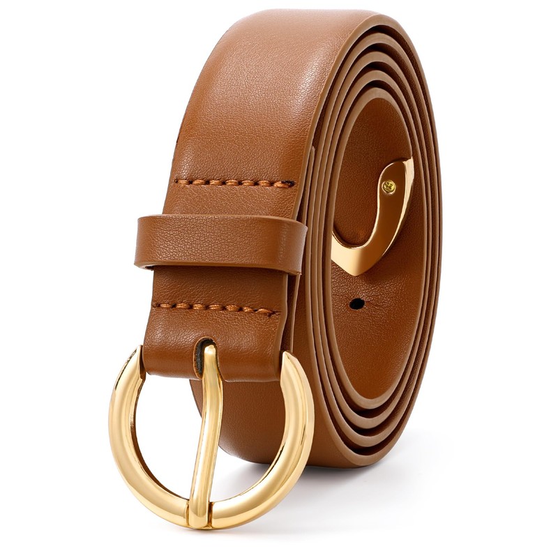 XZQTIVE Women’s Leather Belts for Jeans Pants Dresses Fashion Ladies