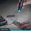 DURATECH Screwdriver Set Interchangeable Screwdriver 60-Piece Set Torx, Flathead, Triangular,
