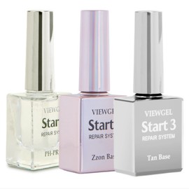 Buzel Viewgel Repair Gel Nail 3-Piece Set PH Prep + Stick Base + Tan Base / 뷰젤 리페어 젤네일 3종 세트 PH프렙+쫀베이스+탄베이스