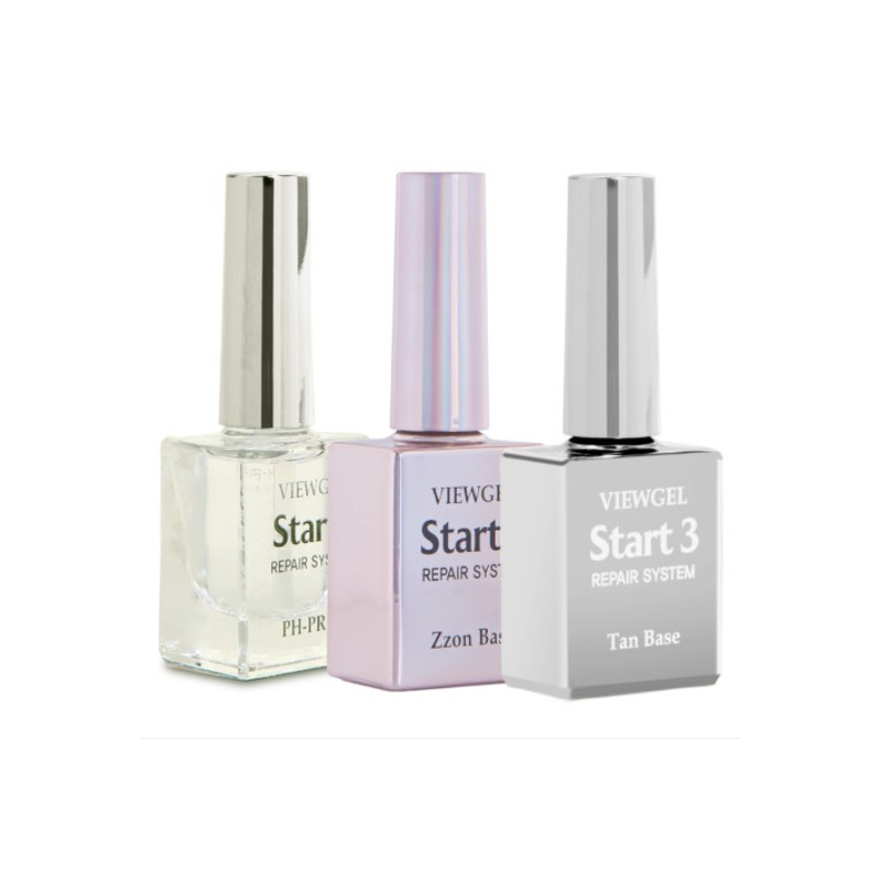 Buzel Viewgel Repair Gel Nail 3-Piece Set PH Prep +