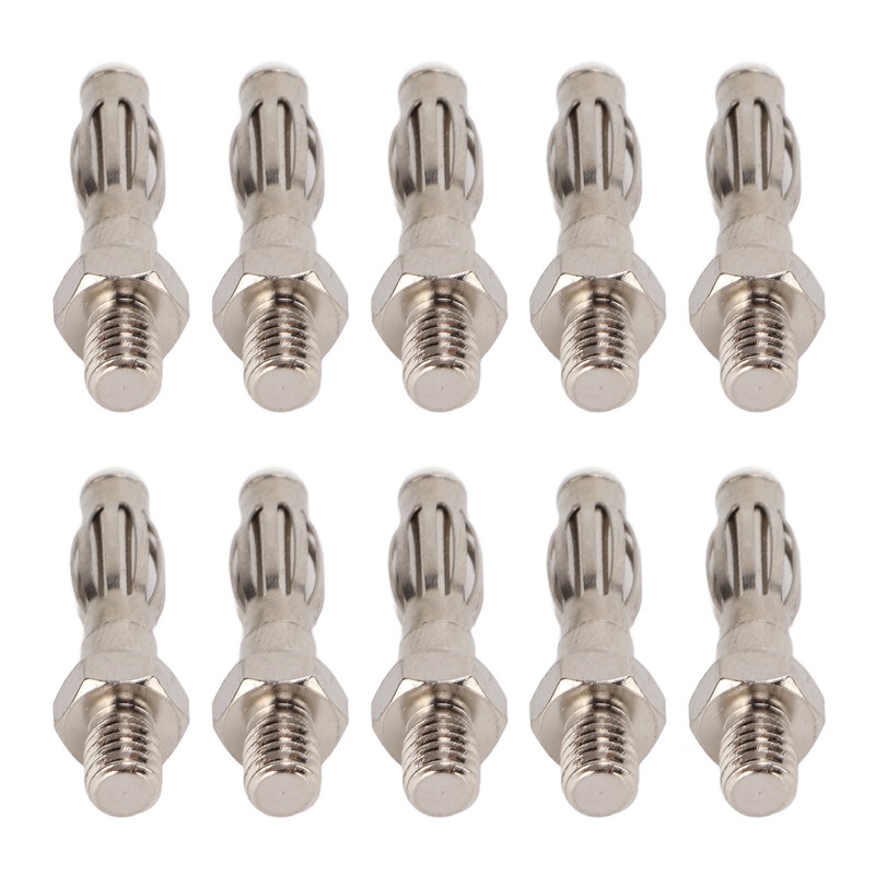 50Pcs Banana Plugs Hex Thread High Accuracy Good Transmission Performance