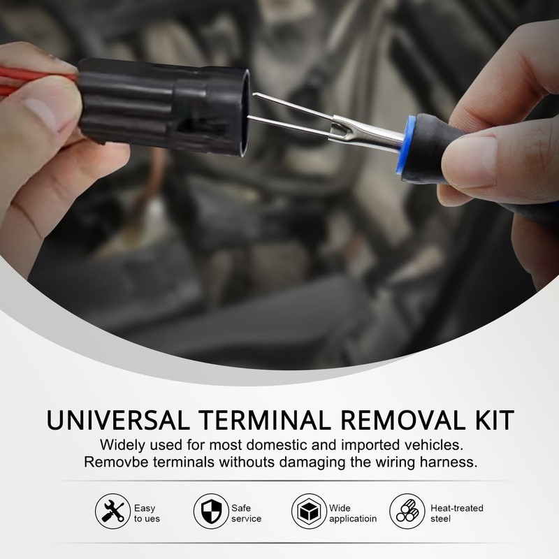 YSTOOL Terminal Release Kit, Universal Wire Connector Removal Pin Extractor