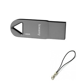 lcwamy - Unidad flash USB de 128 GB, unidad flash USB 2.0, unidad de pulgar de 128 GB, unidad USB de 128 GB, mini unidades flash USB negro