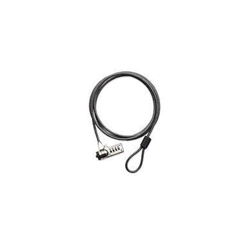 Targus DEFCON T-Lock Resettable Combo Cable Lock for Laptop Computer