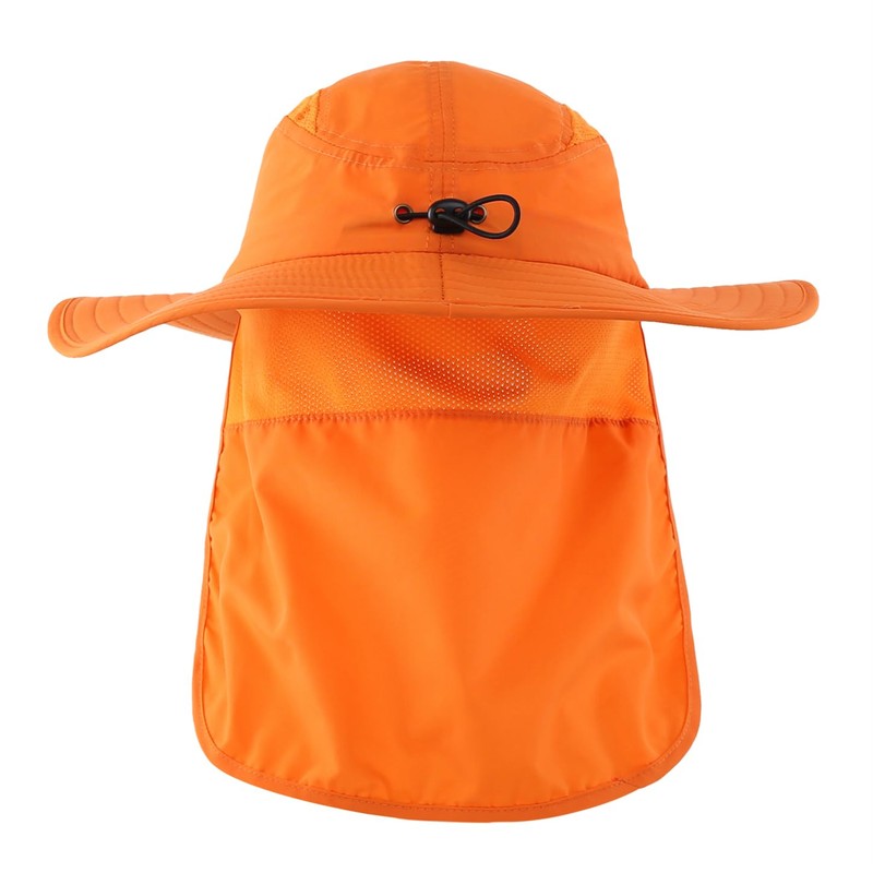 Decentron Adult UPF 50+ Sun Protection Cap Wide Brim Fishing