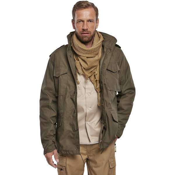 Brandit Individual Wear Men's M65 Classic Field Jacket, Olive, XX-Large