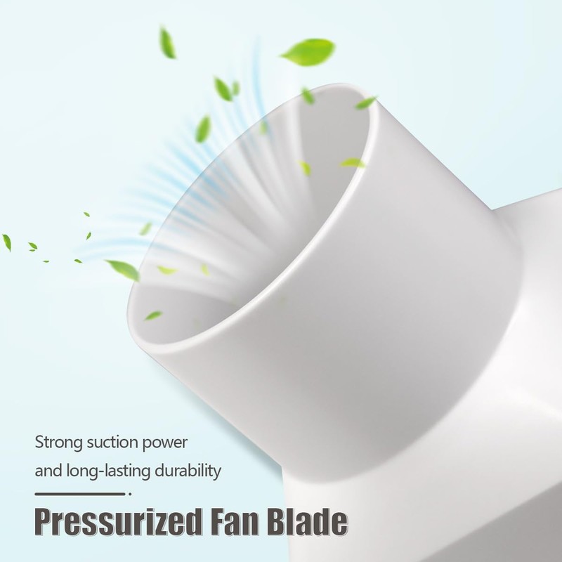 2 inch/50mm Inline Booster Duct Fan 6W with Variable Speed