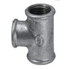 Cast T-piece with 3x internal thread Rp 3/8 inch (IG),