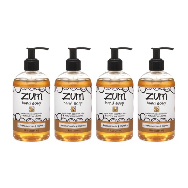 Zum Hand Soap - Frankincense & Myrrh - 12 fl oz (4 Pack)