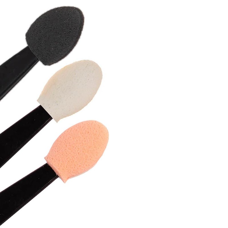 UUYYEO 100 Pcs Small Eyeshadow Applicators Eye Shadow Sponge Applicator