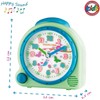 JACQUES FAREL HappySound Kinderwecker Soundwecker Hellgrün Mint mit Melodie Vogelgesang