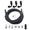 NLQR Universal Power Steering Pump Hose Kit, Fit For LS