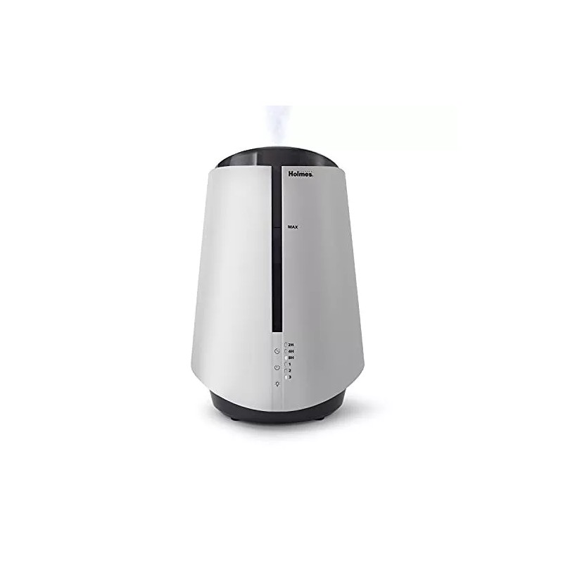 Holmes 1-Gallon Top-Fill Ultrasonic Cool-Mist Humidifier with Disinfectant Pr...