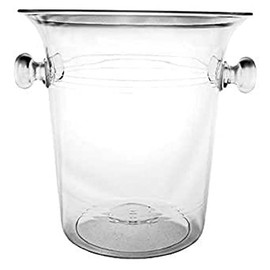 Acrylic Champagne Bucket. Stylish ice bucket for chilling and displaying wines. Dimensions : 210(h) x 210(w) x 210(d)mm.