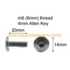 Motorcycle Fairing Bolts & Clips - Stainless Steel Pan Button
