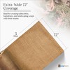 Premium Burlap Jute Fabric Natural, 72" Wide x 3 Feet