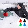 TATAPO 4 Pack Magical Ice Scrapers for Car Windshield, Round