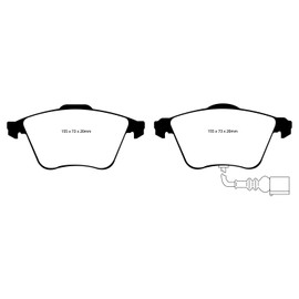 EBC Brakes DP41946R Yellowstuff Street and Track Brake Pad