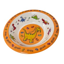 Dinosaur Dinner Set 5 Piece Kids Dinner Set Tableware Lunch Reusable Plate Cutlery Bowl Tumbler Cup Tray Lightweight Premium Dinnerware Set HTUK