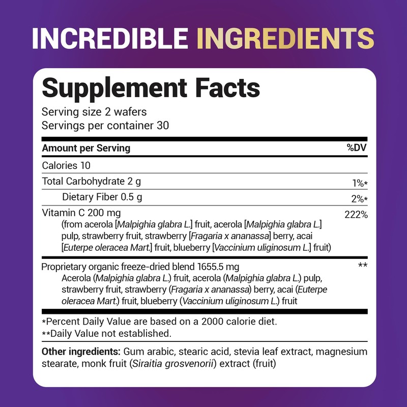 Dr. Berg Chewable Vitamin C Complex - Made with Organic,