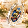 250th Anniversary Ornament 1776-2026 - Patriotic Crystal Christmas Decor