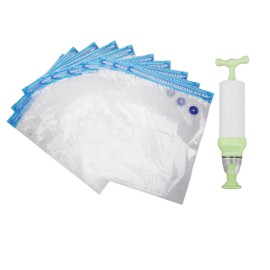 10pcs Vacuum Sealer Bags Multipurpose Food Vacuum Compression Bags for Cooked Food Vegetables Fruits 28x22cm / 11.0x8.7in