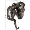 Haute Collage 1x Rock Climber climbing with both hands -