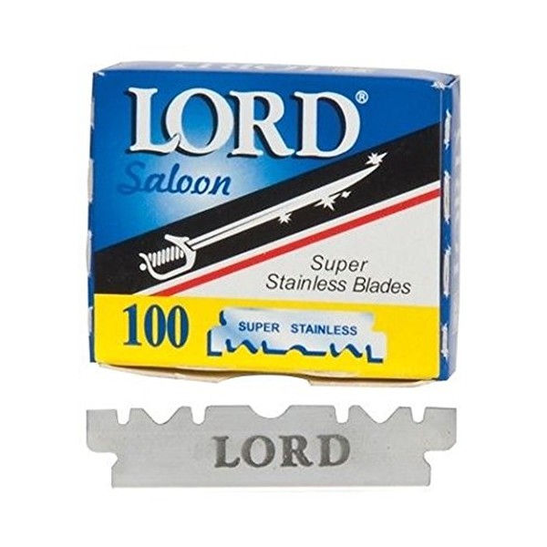 1000 Lord Super Stainless Single Edge Razor Blades for Barbers