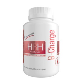 HBH Suplementos | B-charge | Nicotinamida Ribosa + Coenzima Q10 | Suplemento Alimenticio | 60 cápsulas veganas