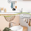 Yoowan Key Holder for Wall,4 Hook Welcome Home Wooden Key