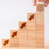 MECCANIXITY Wood Blocks, 3"x3"x3" Square Unfinished Wood Cube for DIY,