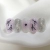 [Handmade Nail Tips] Ballet Core Nail Tips - Petit Coffin
