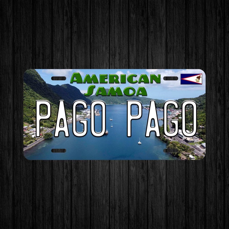Pago Pago American Samoa Novelty Car Auto License Plate