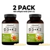 NatureBell Vitamin D3 K2, 2 PACK, 10,000 IU Vitamin D,
