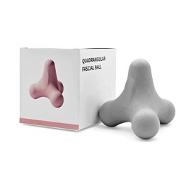 Kearning Trigger Point Therapy Massage Ball for Myofascial Release Plantar Fasciitis Relief Yoga Deep Tissue Release Muscle Soreness Massage Tool Pressure Point Balls with 4 Leg for Back & Shoulder