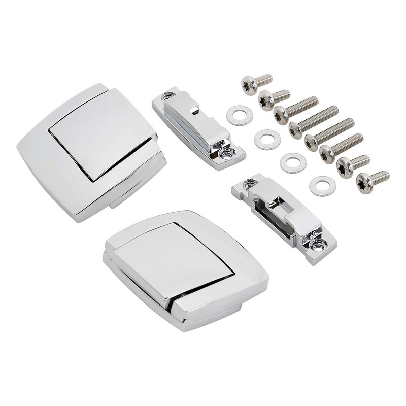 Chrome Tour Trunk Pack Latches For Harley Touring 80-13 Classic