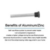 RV Water Heater Aluminum/Zinc Anode Rod for Atwood Heaters, Eau