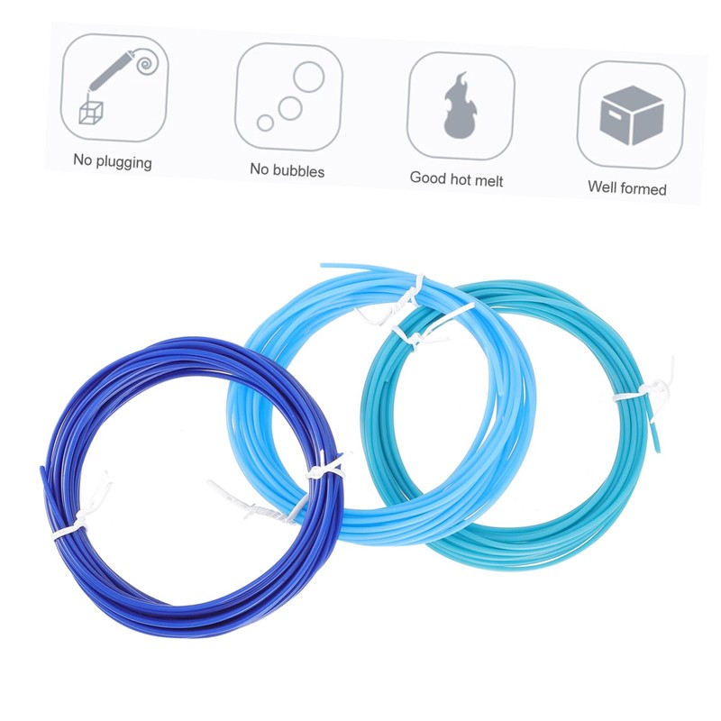 CIYODO 20pcs Pcl Printing Pen Filaments Crafting Supplies for Art