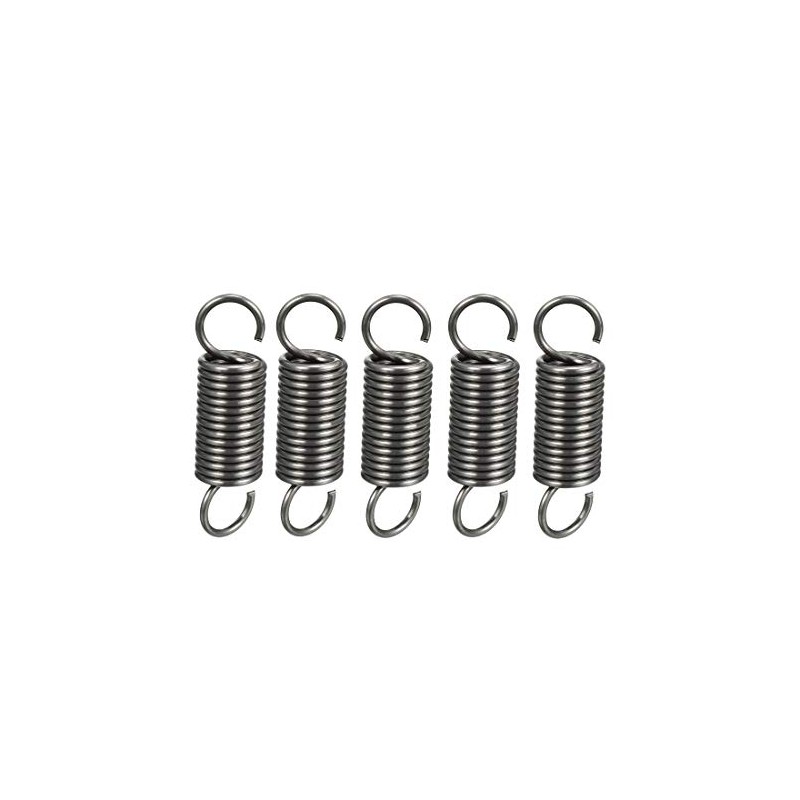 sourcing map Pack of 5 tension spring wire diameter 0.059