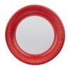 Talking Tables 8 x Red Paper Party Plates, Solid Colour