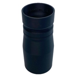 Maker Fixer Male Dust Extraction Adaptor Compatible with DeWalt AirLock, 25mm-100mm OD Outer Diameter, Various Sizes (Male OD 48mm (1.88"))