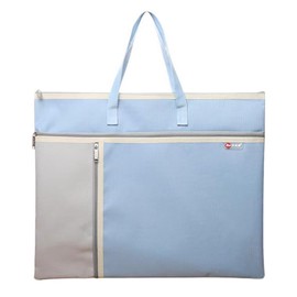 Shulaner Art Portfolio Folder A3 Bag with Zipper and Handle Large Capacity Oxford Bag Artwork Storage Container for Drawing Sketch Photography Poster Files Document A3 Size (Blue, A3)