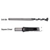 Woodworker 9/16 Inch Square Hole Drill Bits Mortising Chisel, Mortising