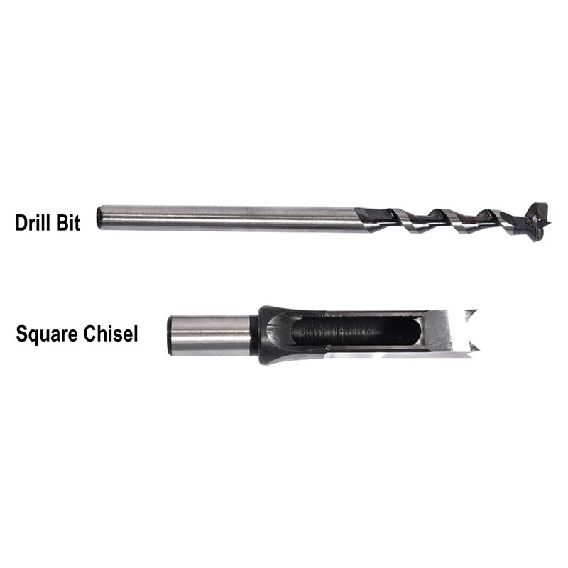 Woodworker 9/16 Inch Square Hole Drill Bits Mortising Chisel, Mortising